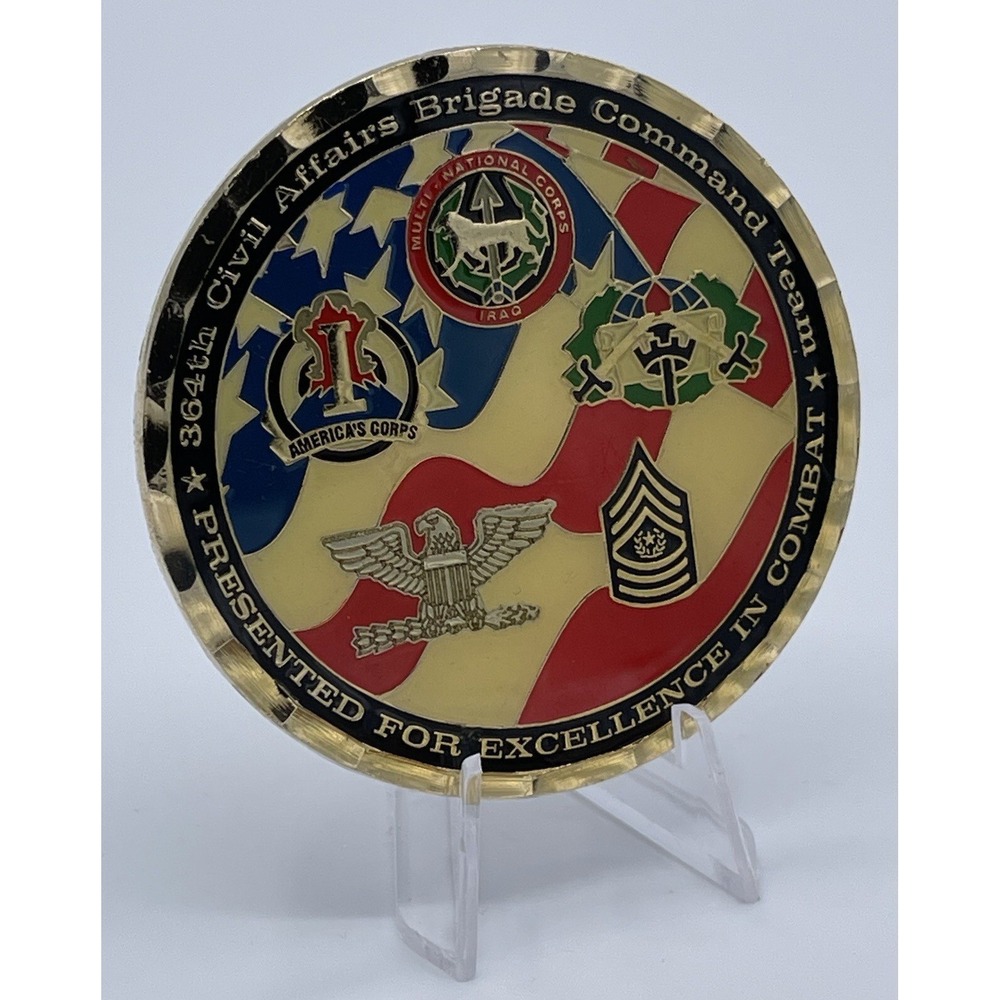 364th Civil Affairs Brigade Command Team Operation Iraqi Freedom Challenge Coin